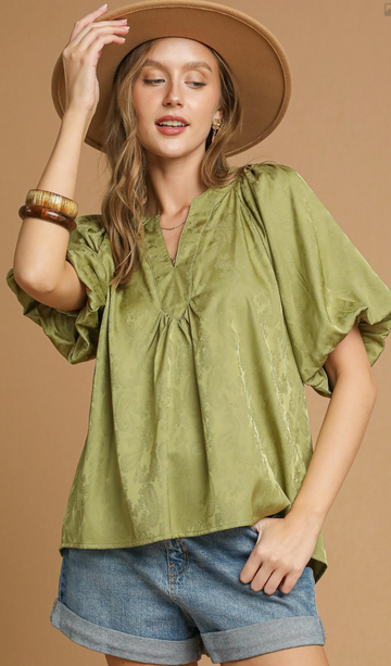Luxurious Elegance Satin Top