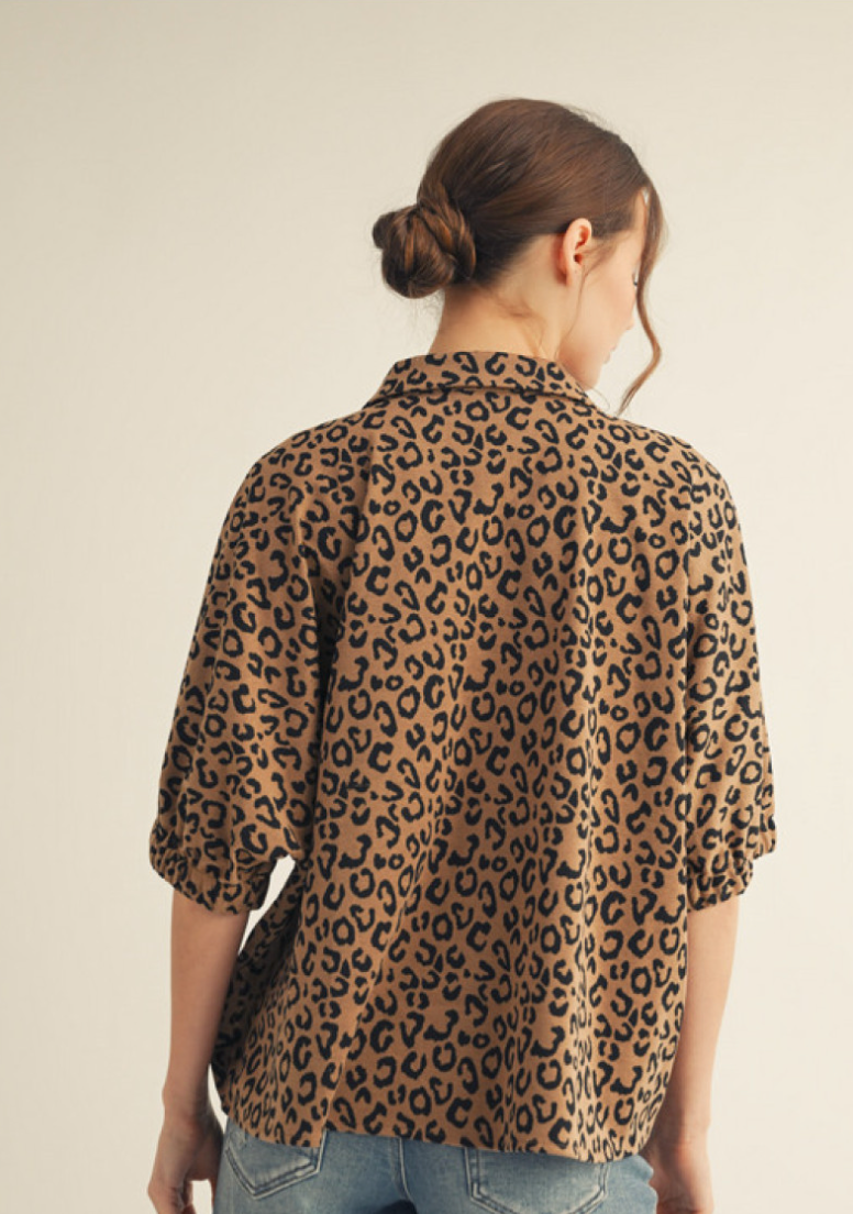 Give Me All The Leopard Top