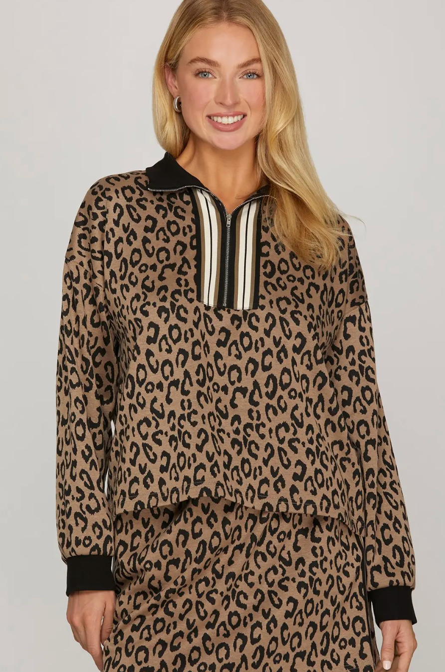 Trendy Leopard Top