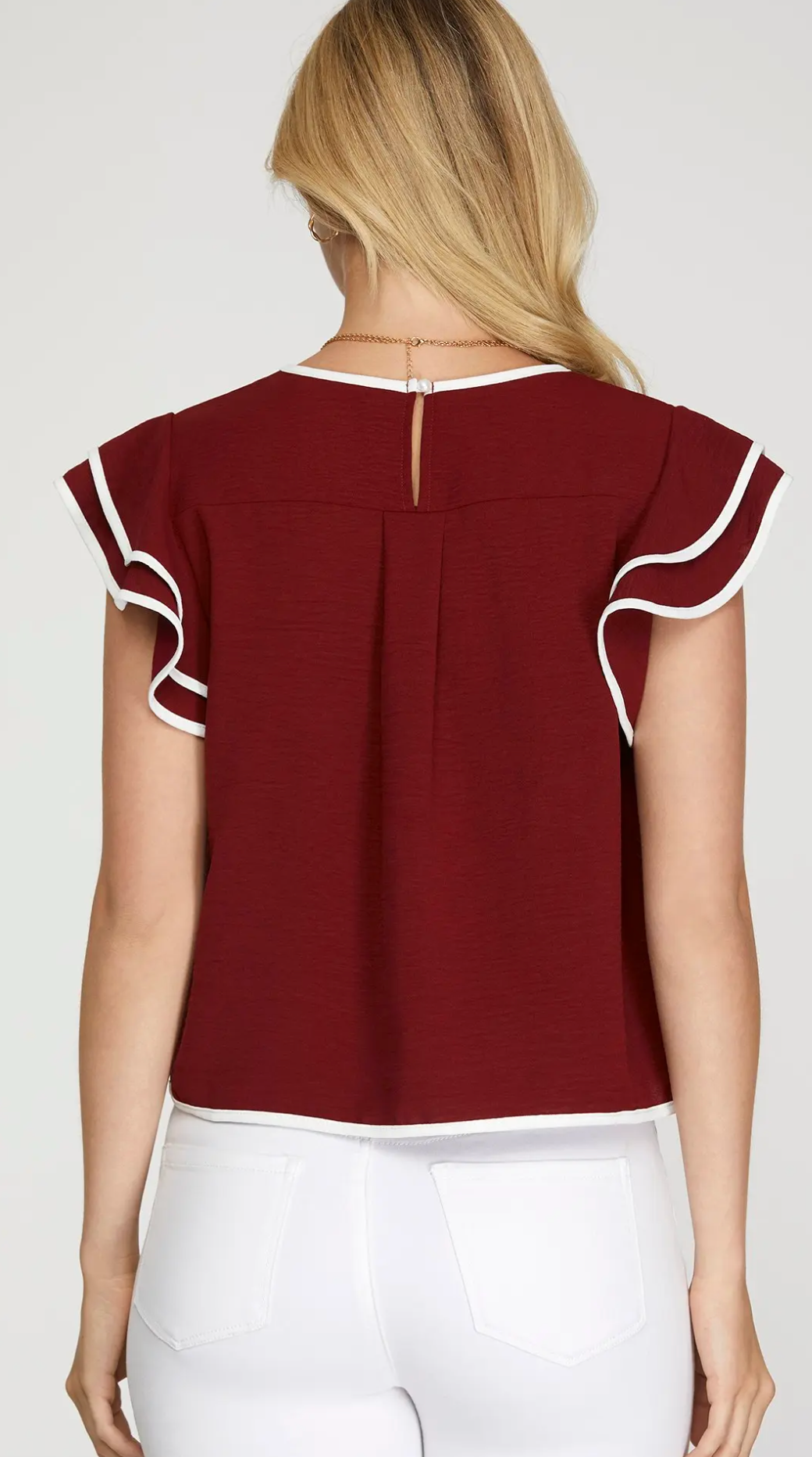 Game Day Piping Top