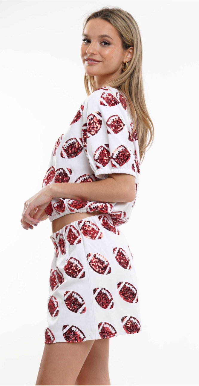 Football Sequin Pattern Set
