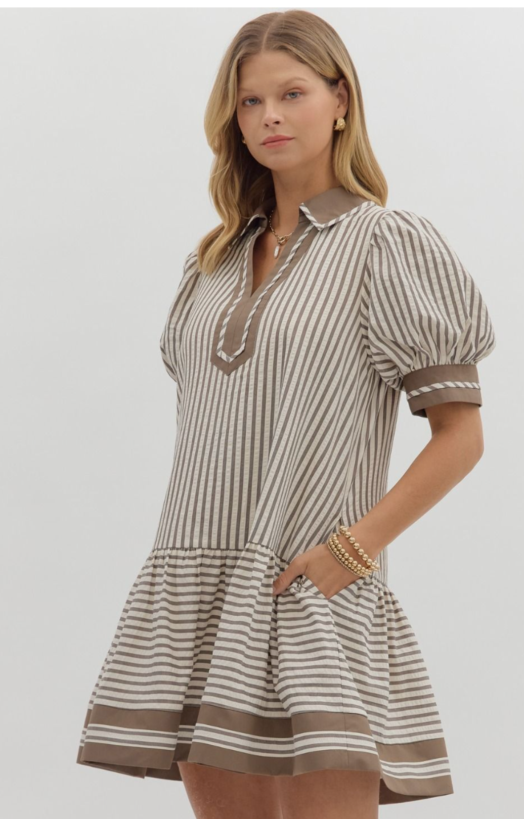 The Striped Charm Dress