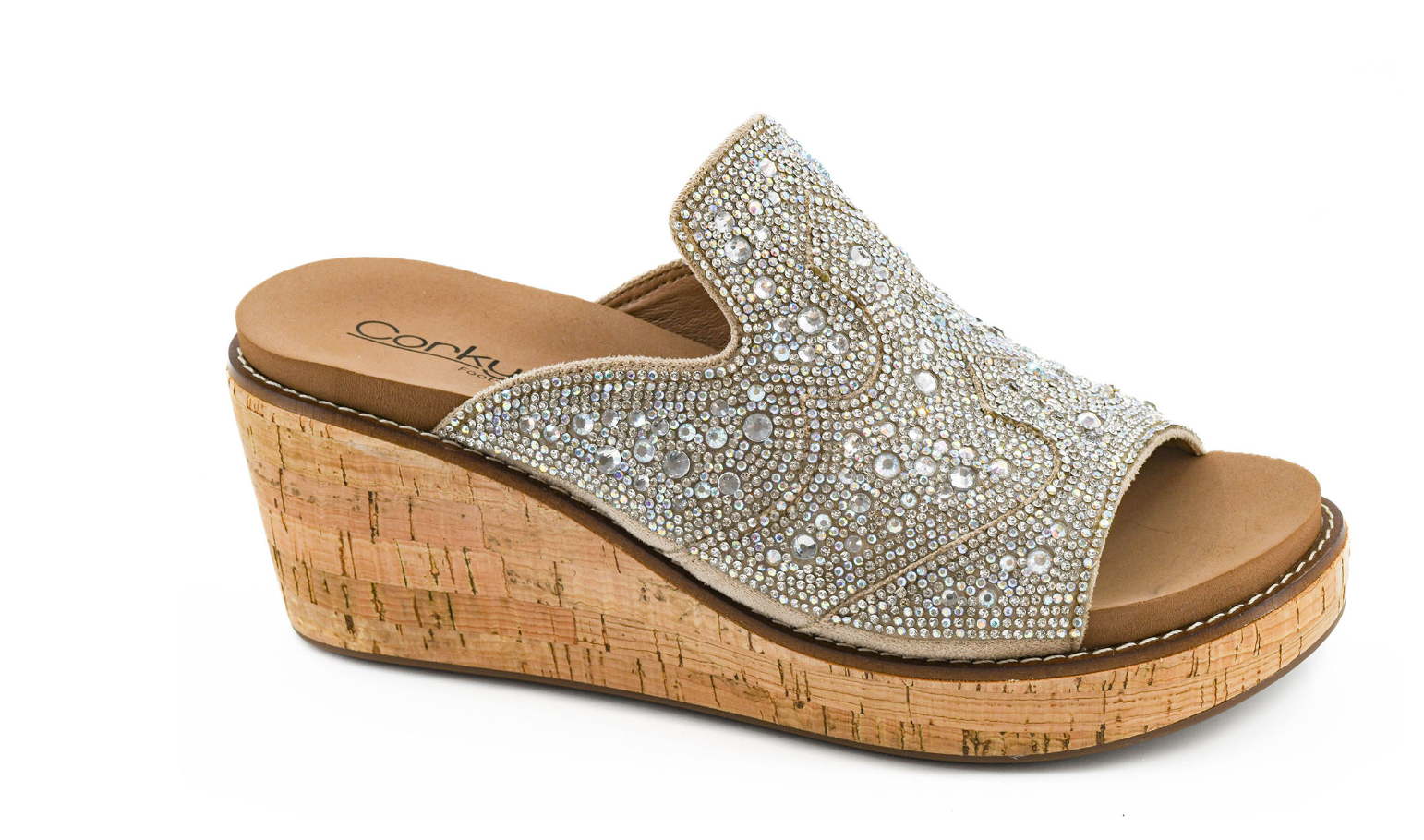 Neon Moon Rhinestone Sandal