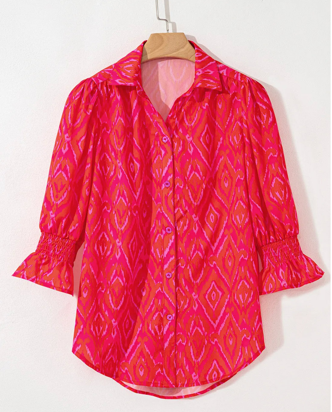 Pink Aztec Pattern Top