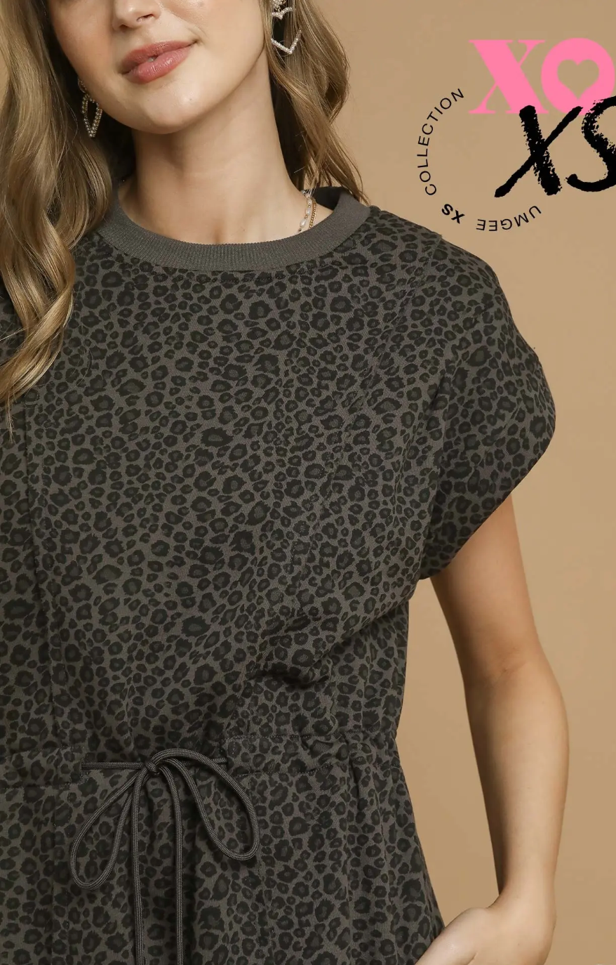 Wild Elegance Leopard Print Dress