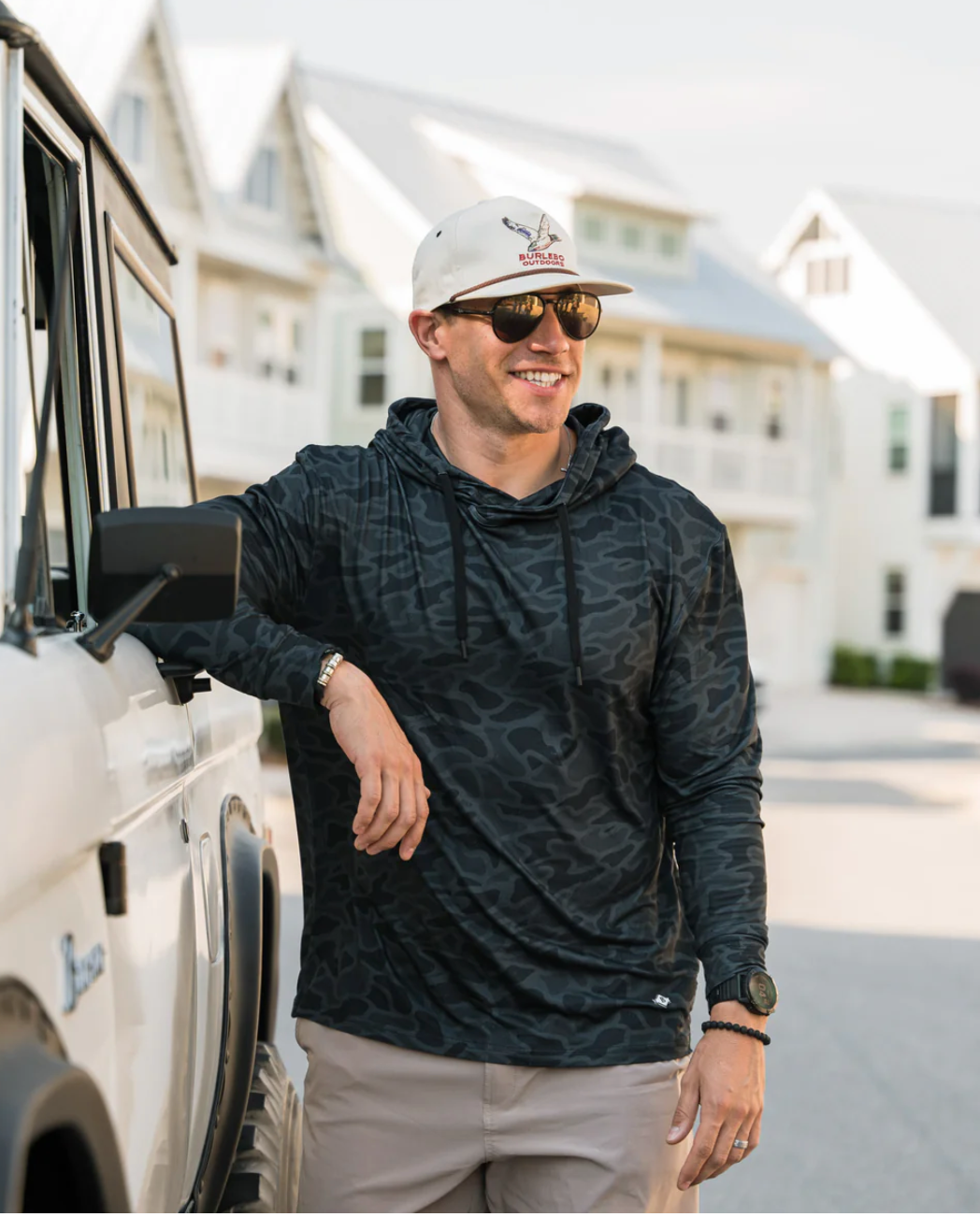 Performance Hoodie - Black Camo