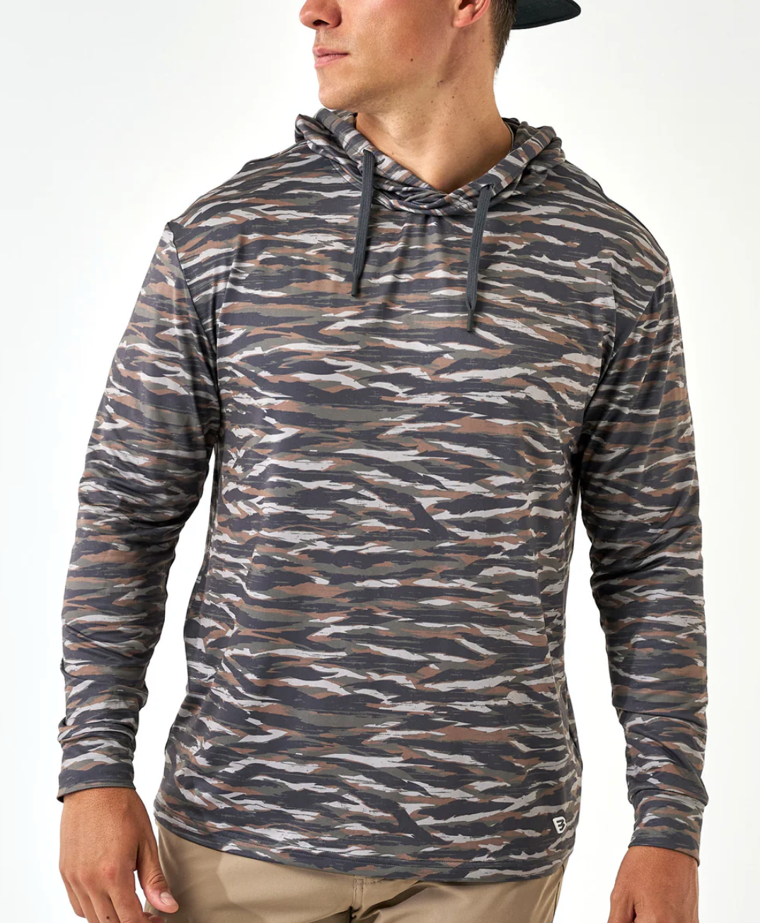 Performance Hoodie - Tiger Stripe Camo - Wetland
