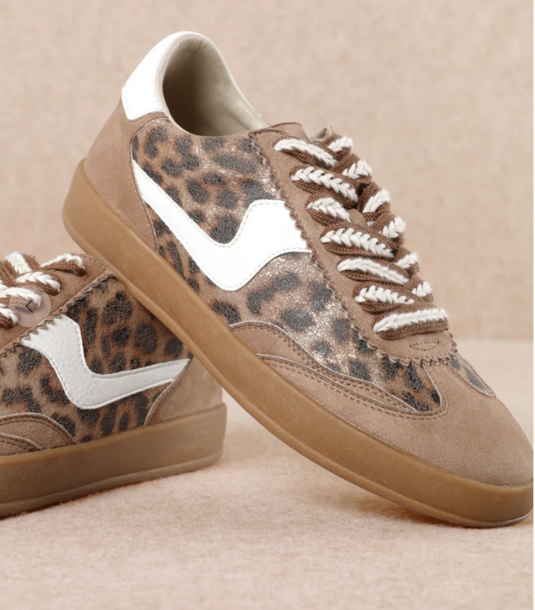Destiny - Coffee Leopard Sneakers