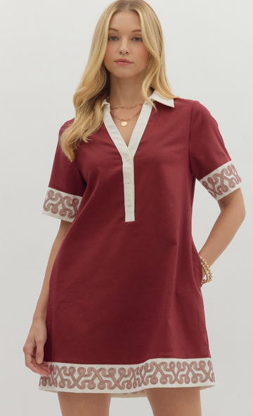 The Trendy Embroidered Dress