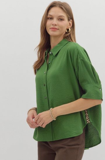 Wild At Heart Leopard Trim Top