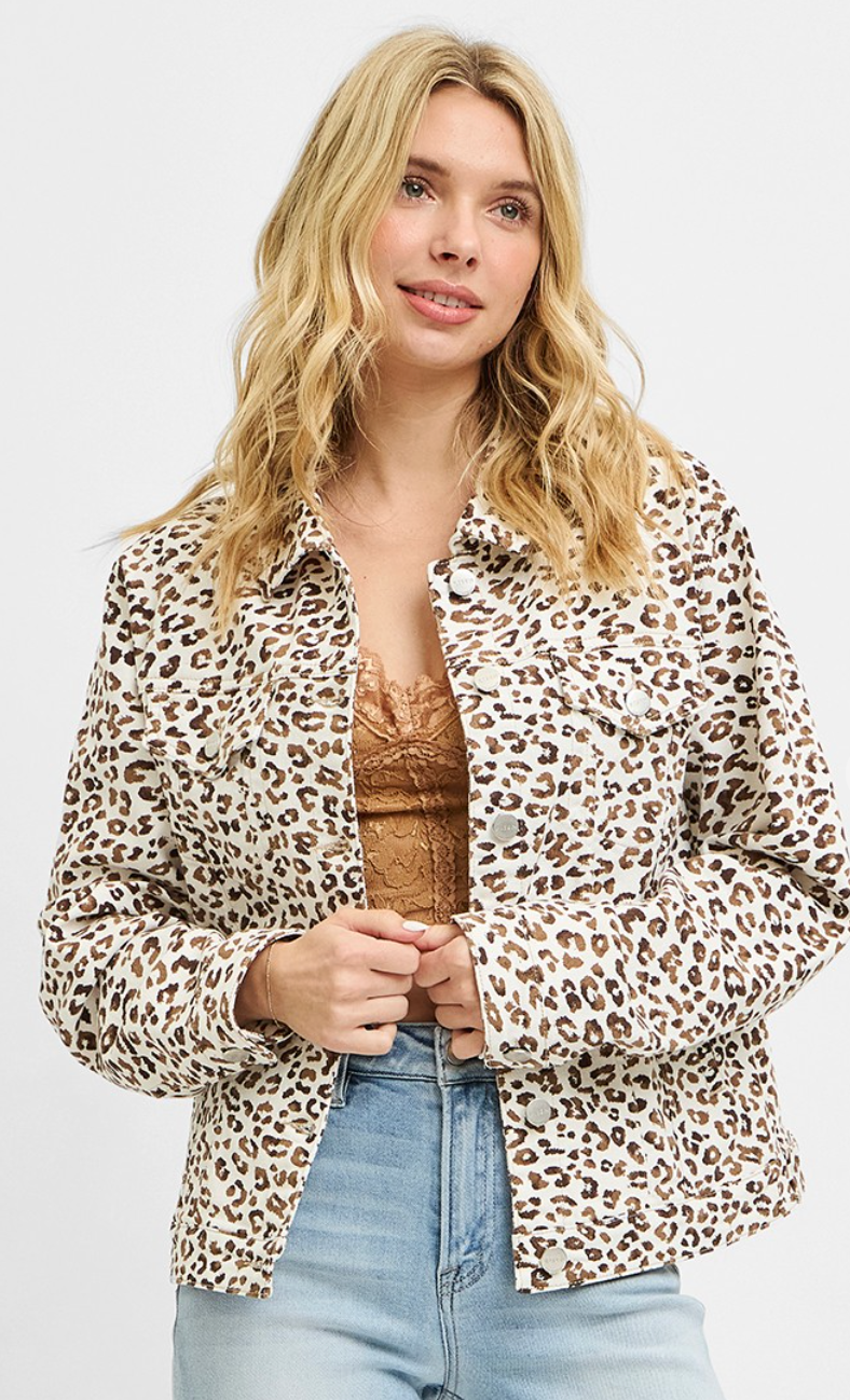 Leopard Print Oversized Jackets