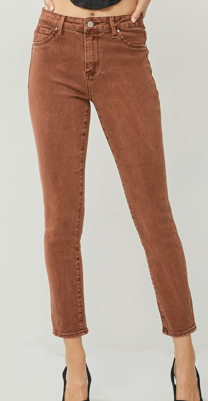 High Rise Skinny Pants