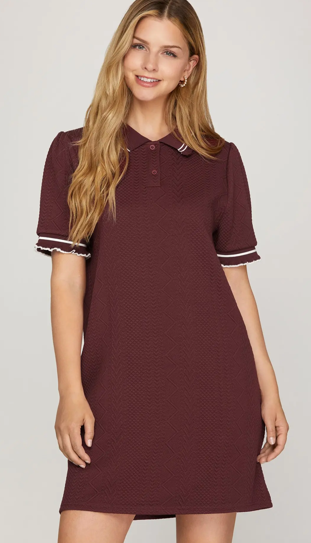Game Day Ribbed Knit Dress