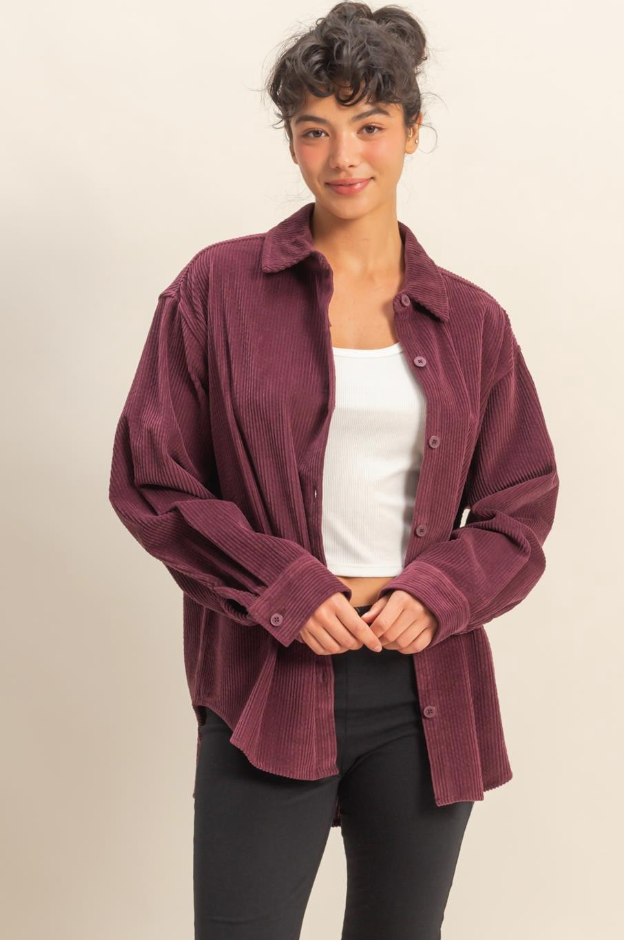 Relaxed-fit Contemporary Corduroy Shirt