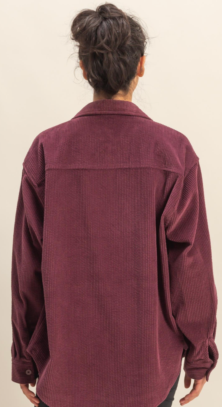 Relaxed-fit Contemporary Corduroy Shirt