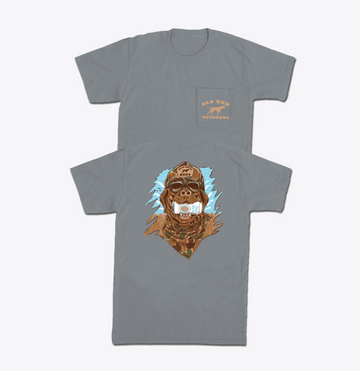GBC Retro Can Camo Pocket Tee
