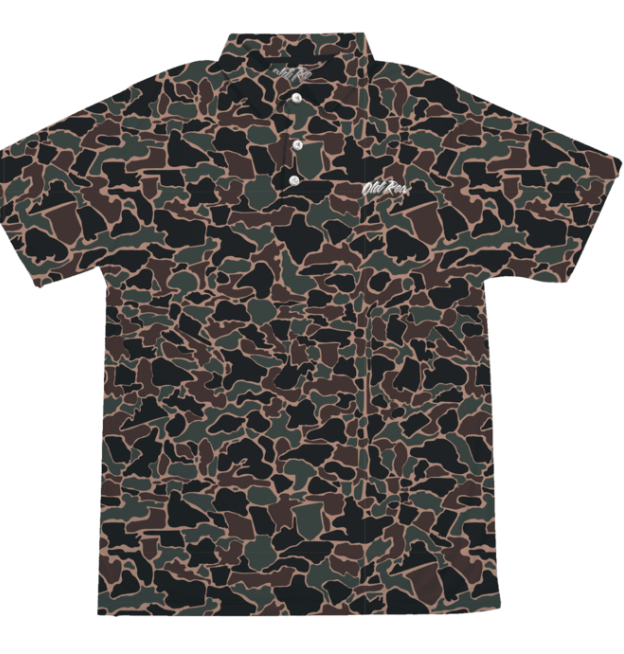 Old Row 80s Camo Polo (Brown)