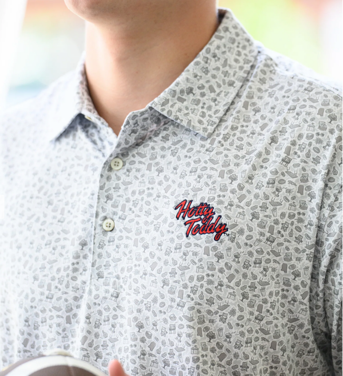 Hotty Toddy Script Tailgate Polo