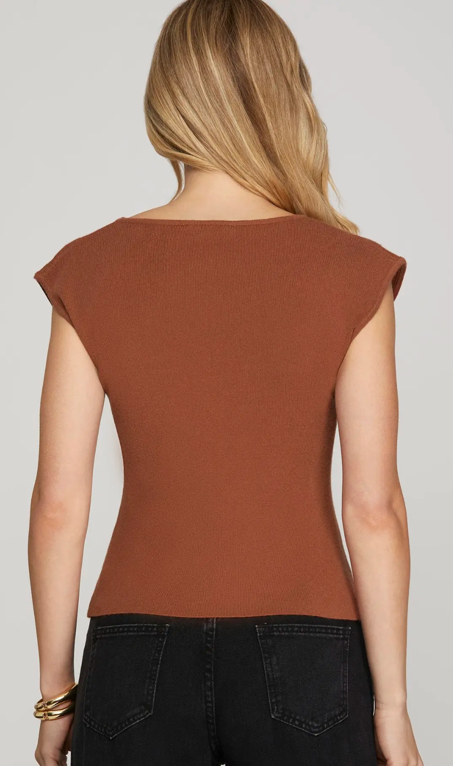 Cinnamon Spice Knit Top