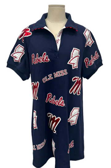 Ole Miss Logo Patch Dress