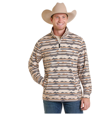 Abstract Printed Pullover