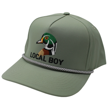 Wood Duck High Crown Rope Hat