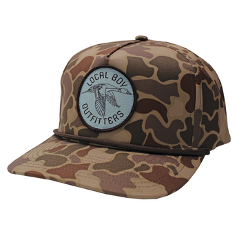 Pintail Patch High Crown Rope Hat