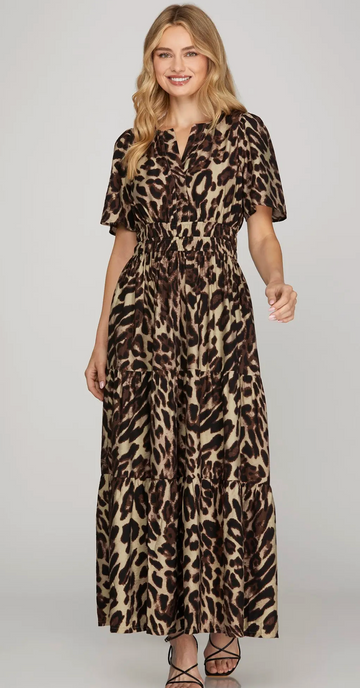 Fall Leopard Print Dress