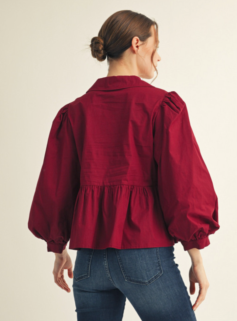 Effortless Elegance Peplum Top
