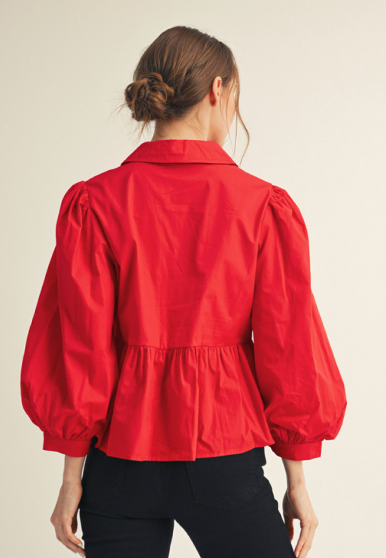 Effortless Elegance Peplum Top
