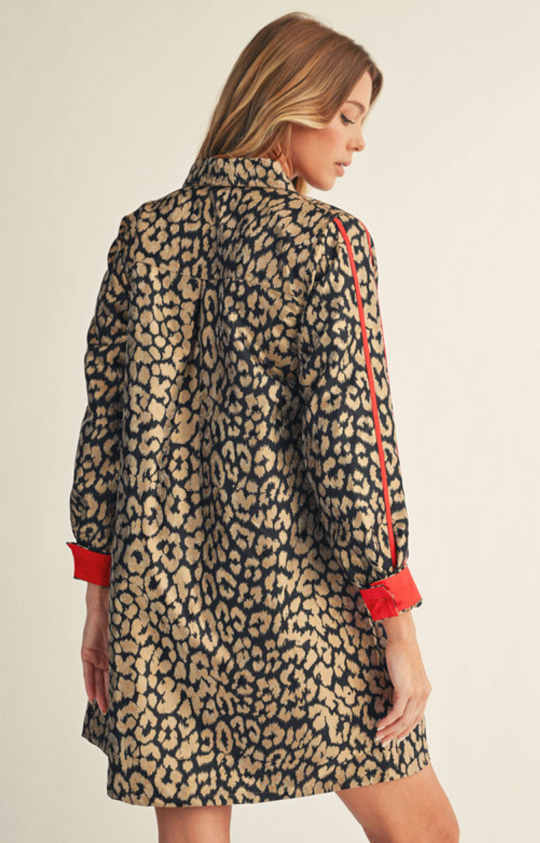 Leopard Metallic Vibe Dress