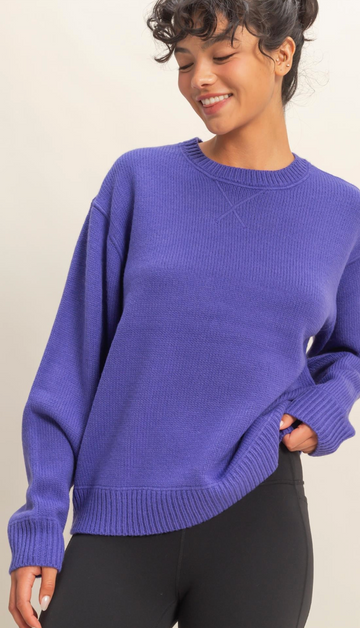 Enhancing Crew Neck Sweater