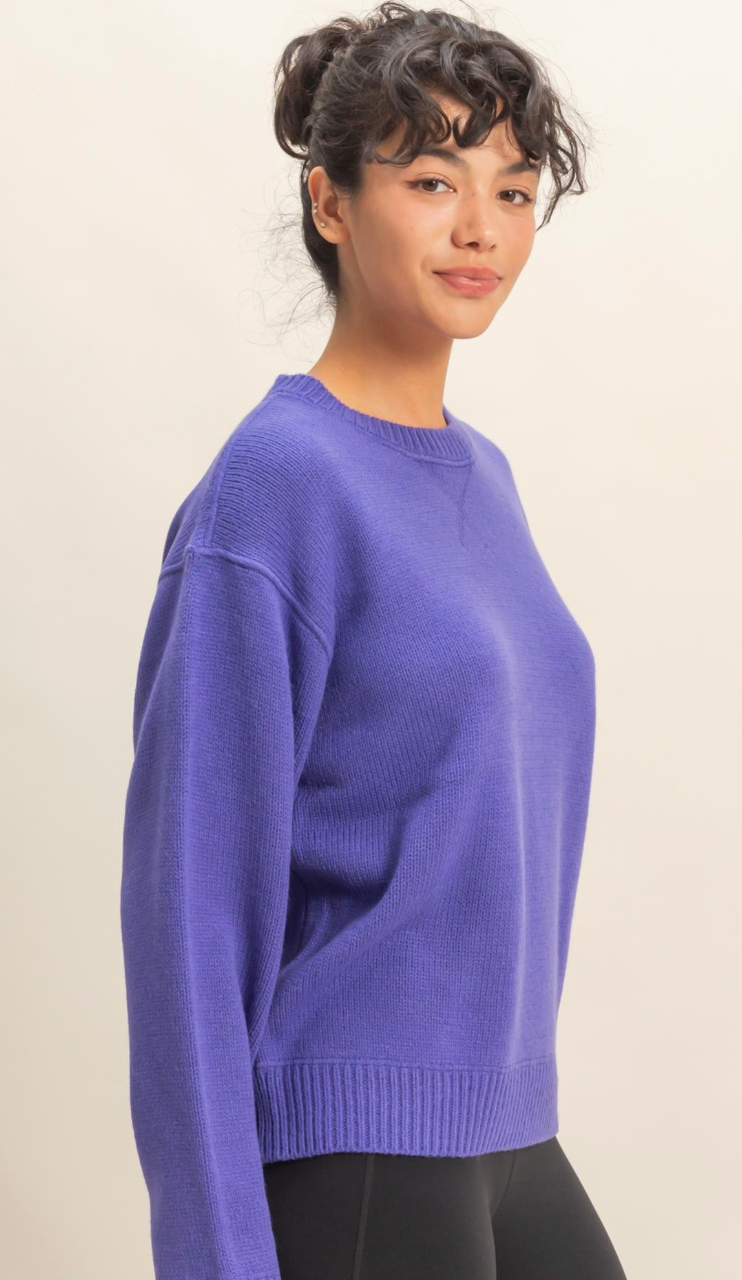 Enhancing Crew Neck Sweater