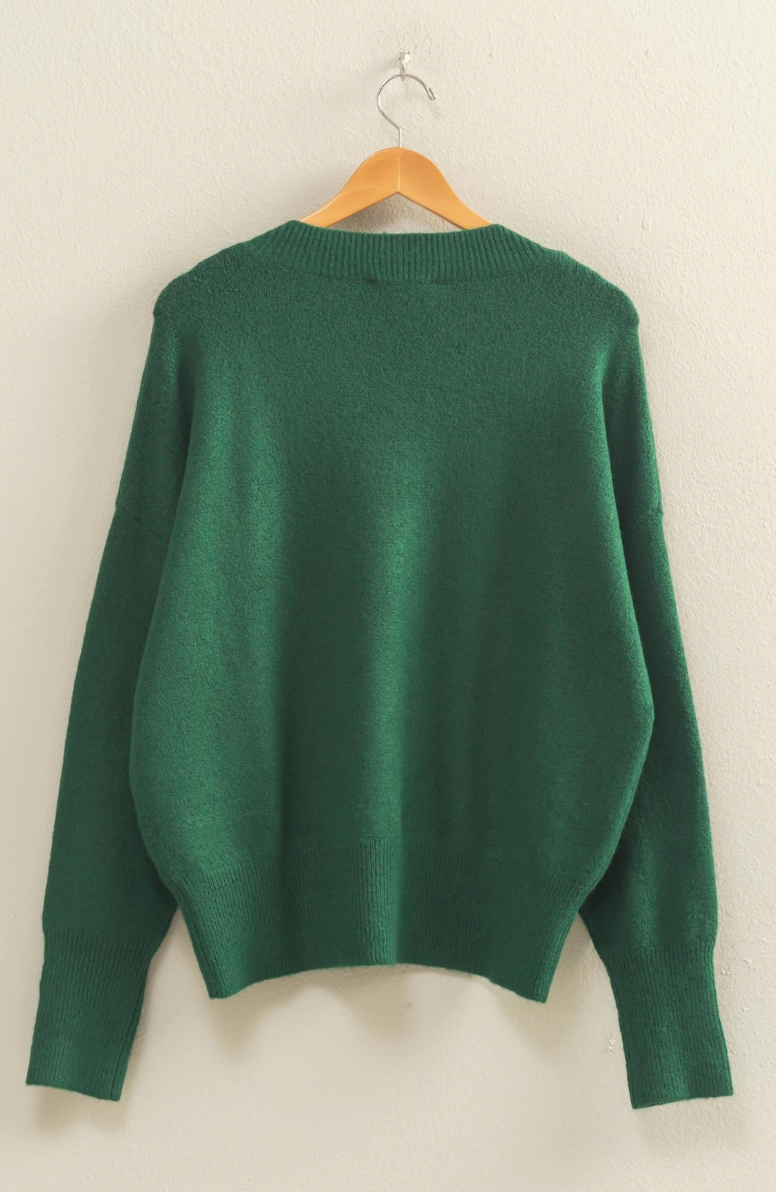 Flattering V-Neck Sweater