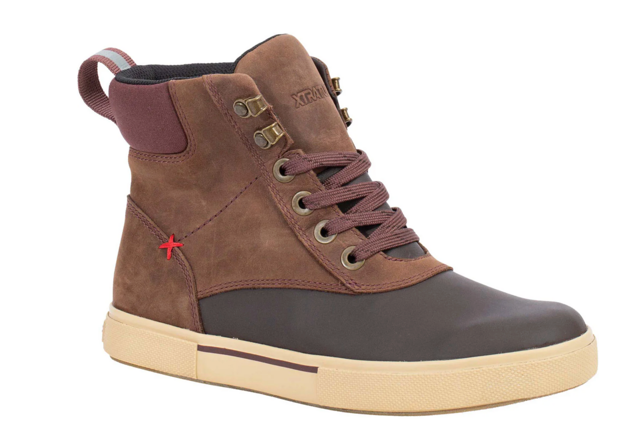 XTRATUF Women's 6 in Leather Lace Ankle Deck Boot