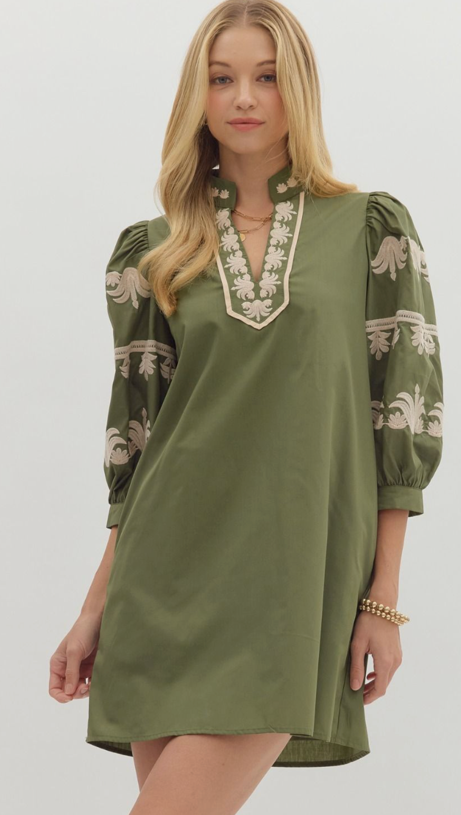 Striking Contrast Dress