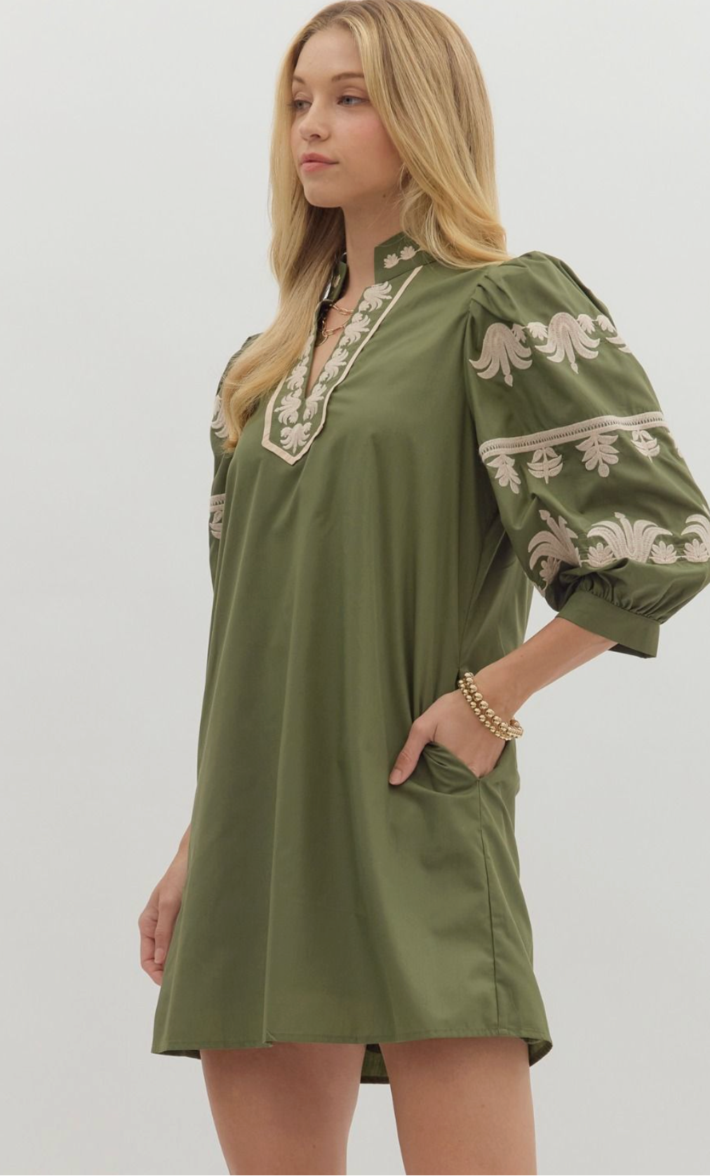 Striking Contrast Dress