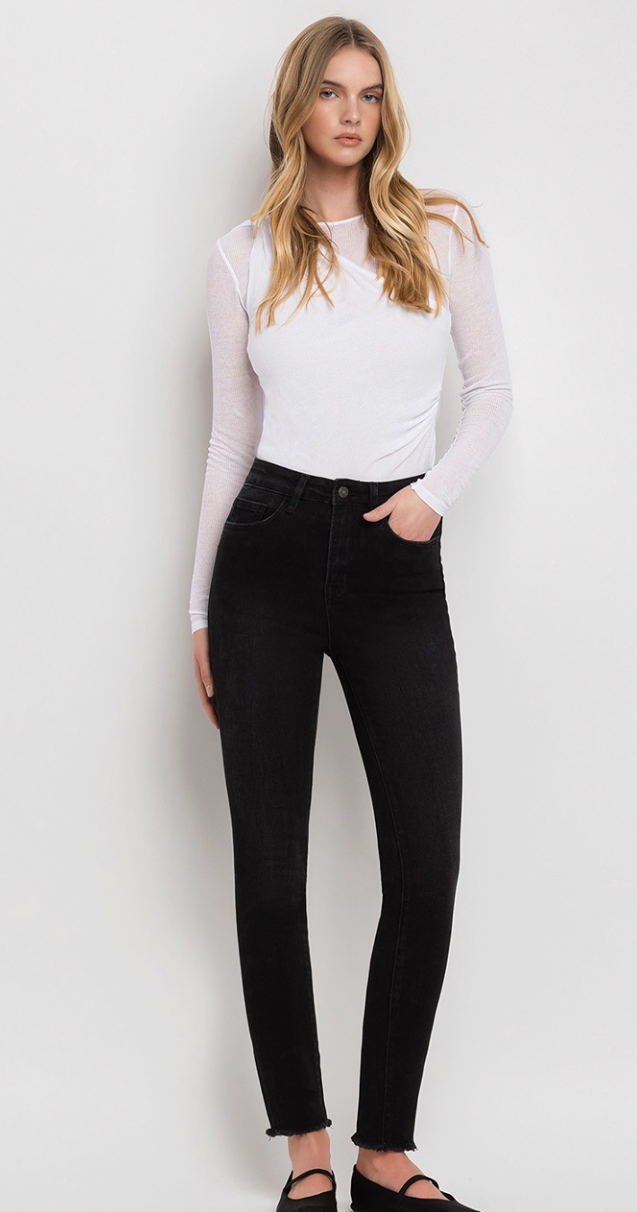Super High Rise Ankle Skinny Jeans