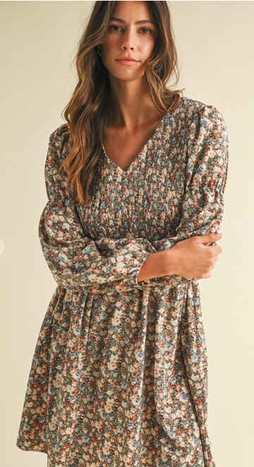 Timeless Vintage Flower Dress
