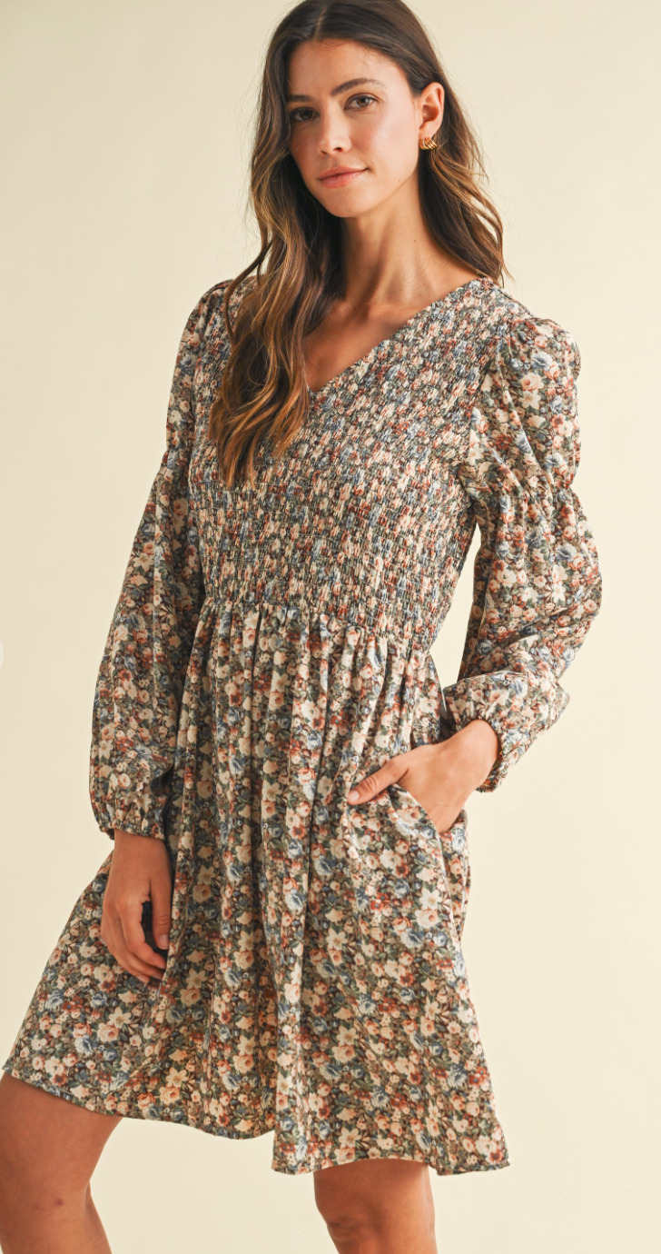Timeless Vintage Flower Dress