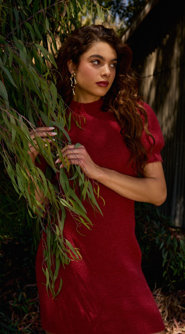Puff Perfection Sweater Dress