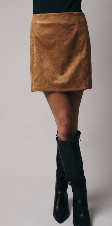 Fall Suede Skirt