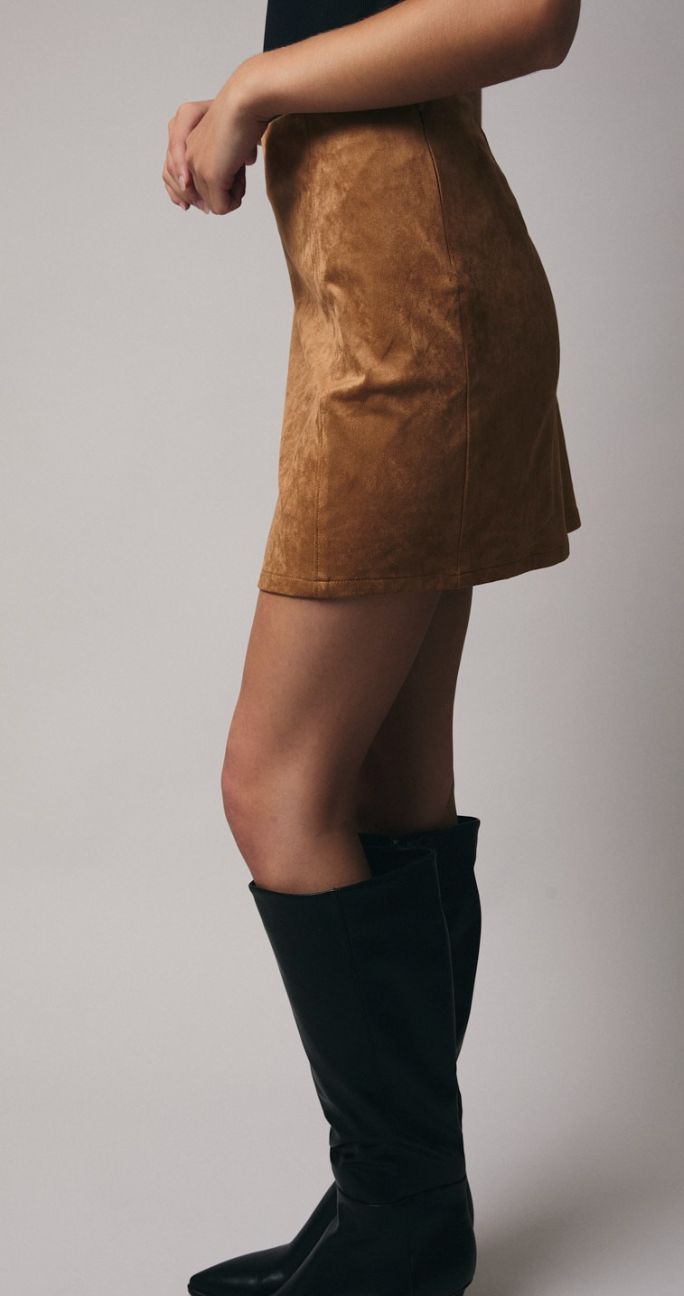 Fall Suede Skirt