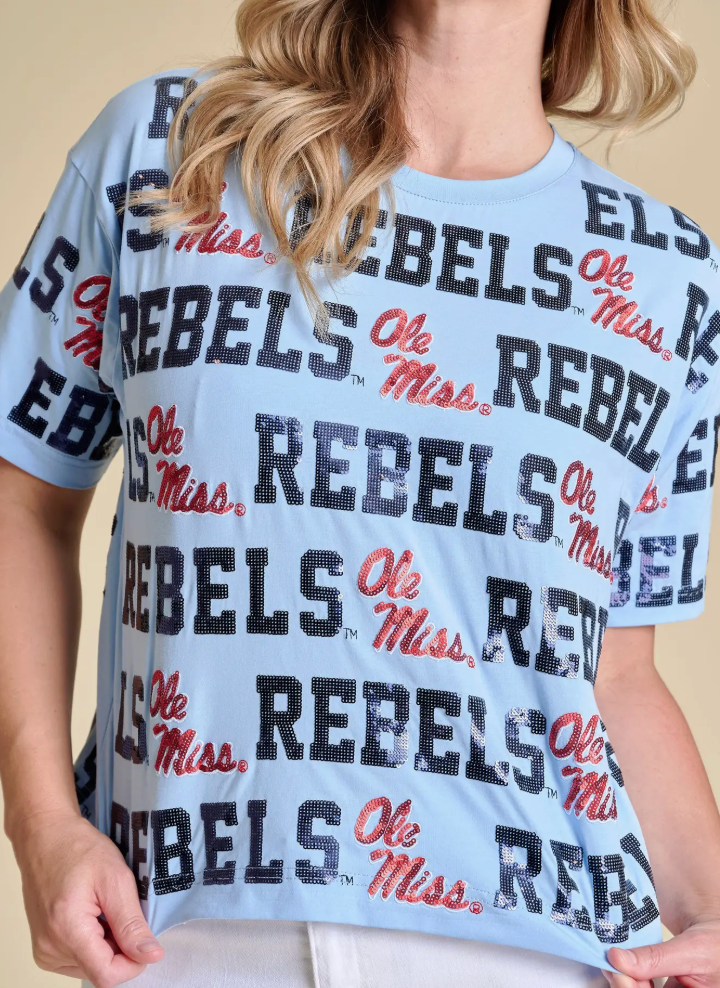 The Sequin Repeat Tee | Ole Miss