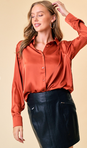 Luxurious Satin Blouse