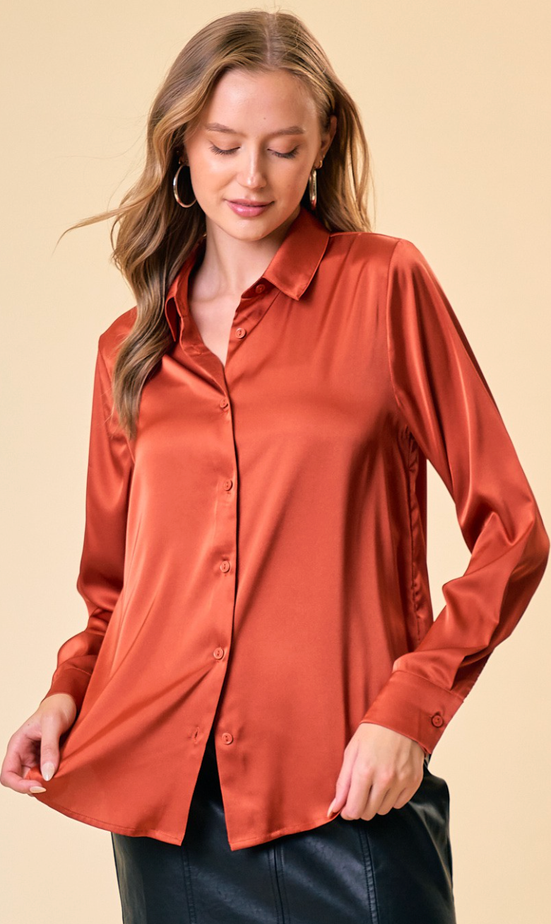 Luxurious Satin Blouse