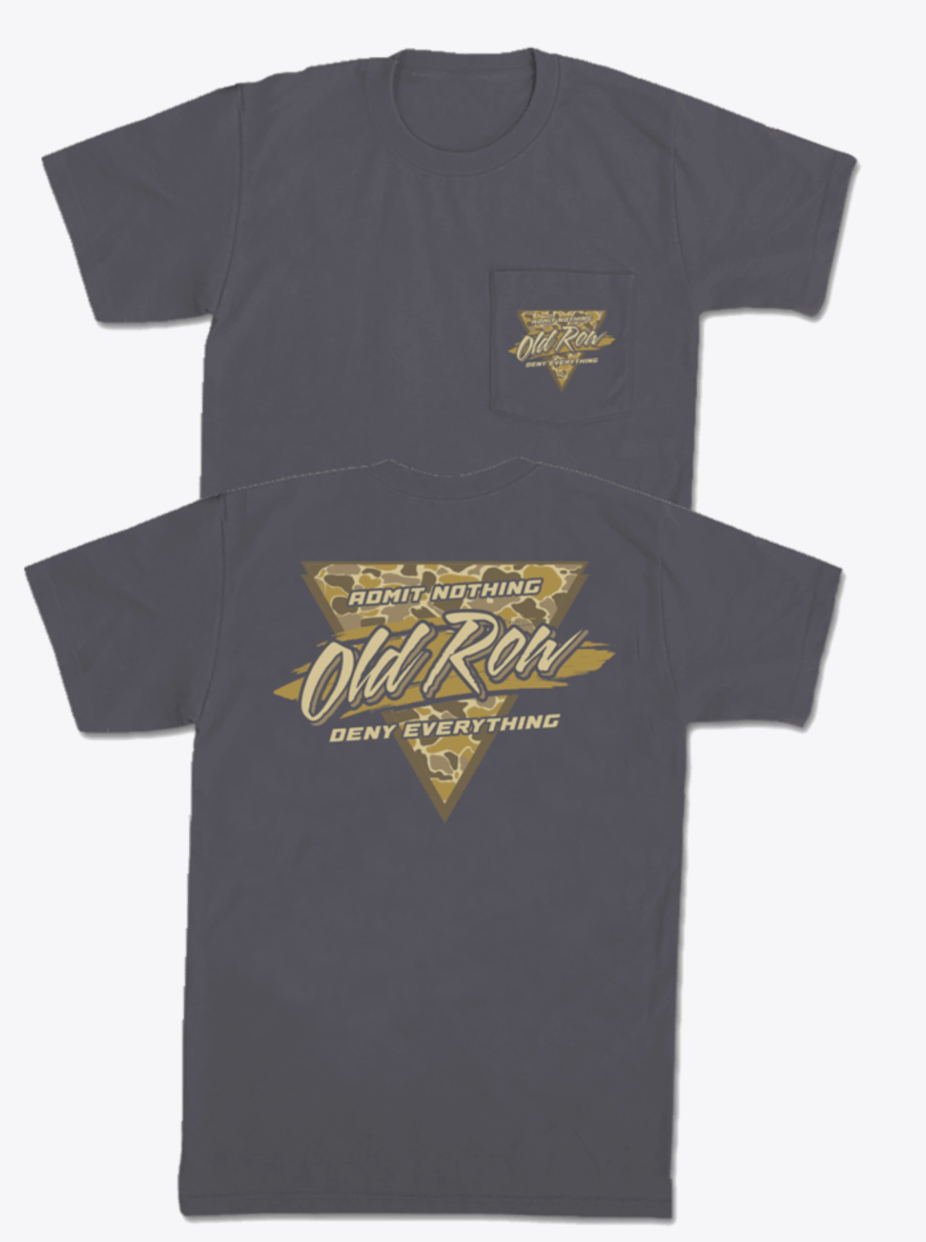 Camo Retro Triangle 2.0 Pocket Tee