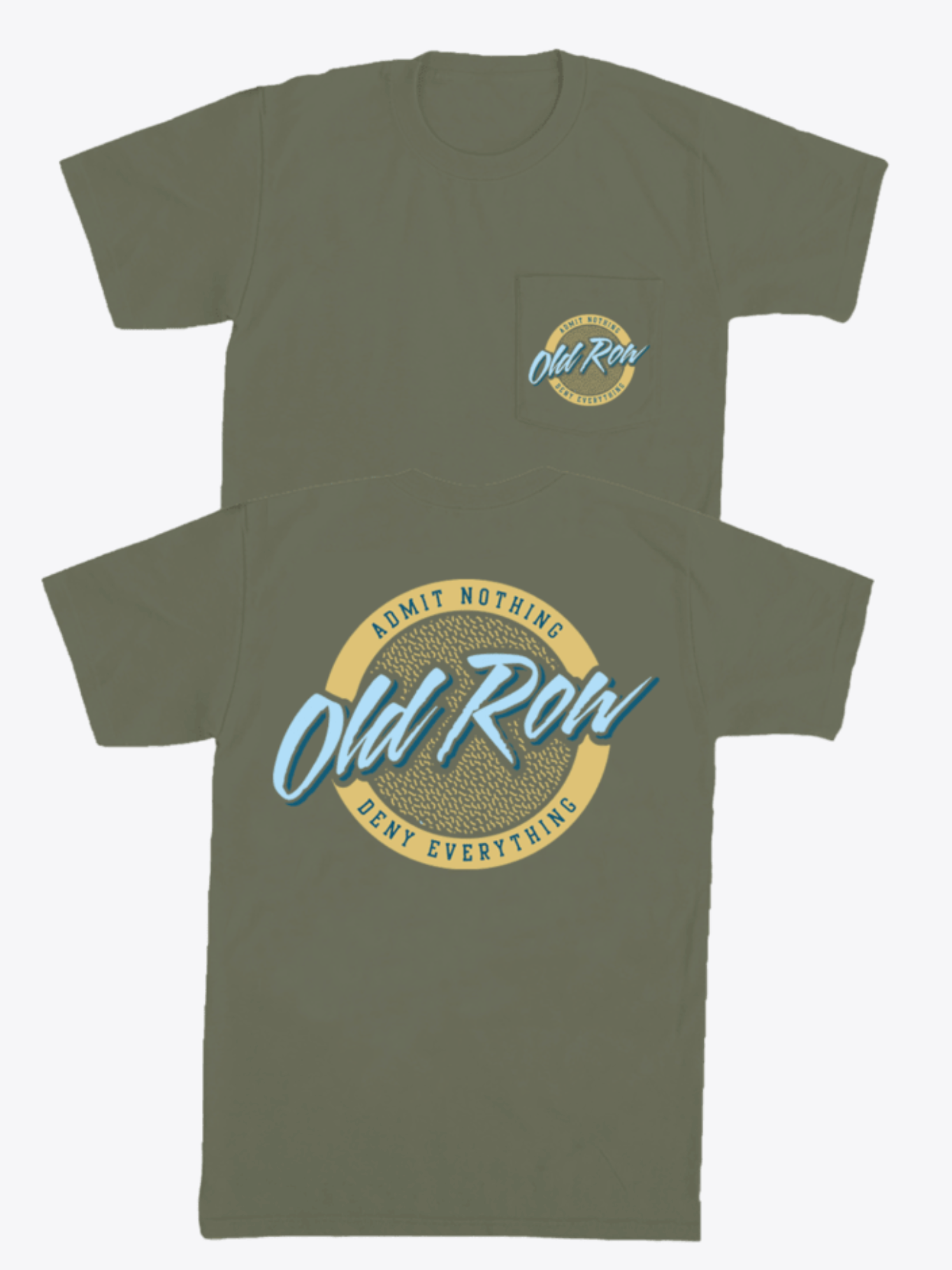 Old Row Circle Logo Pocket Tee