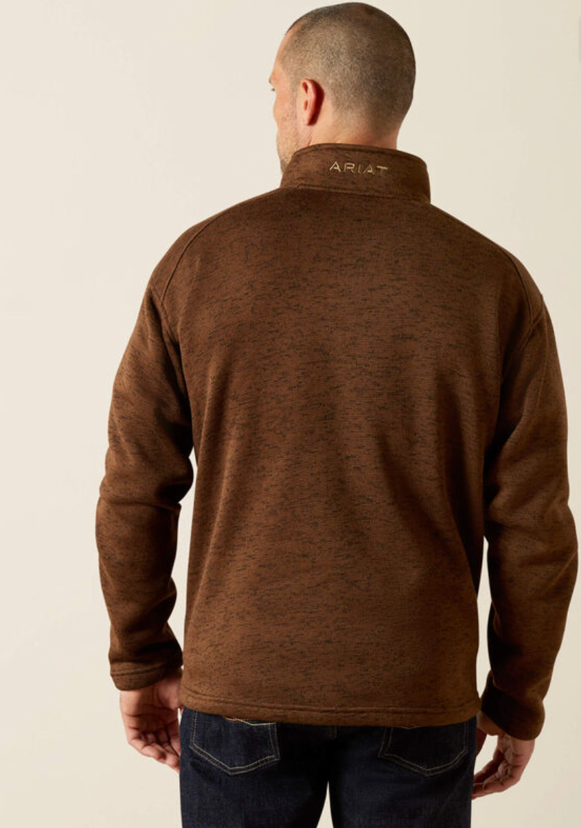 Ariat Caldwell Logo 1/4 Zip Sweater