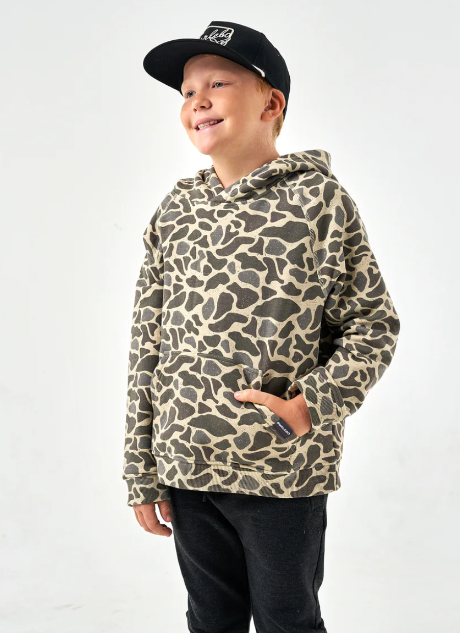 Youth - Fleece Hoodie - Classic Deer Camo
